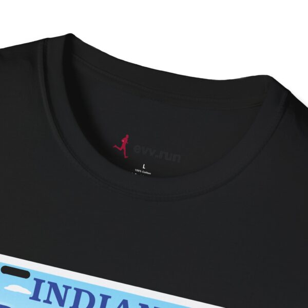 Indiana Runner License Plate T-shirt - Image 3