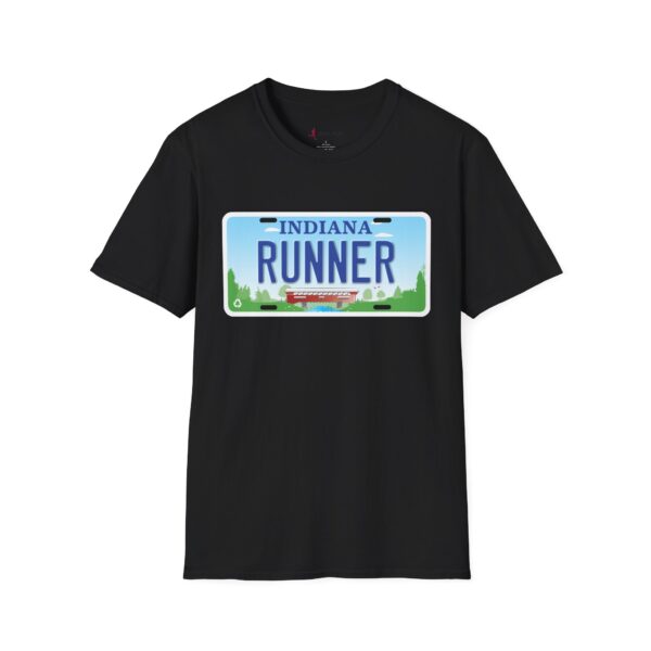 Indiana Runner License Plate T-shirt