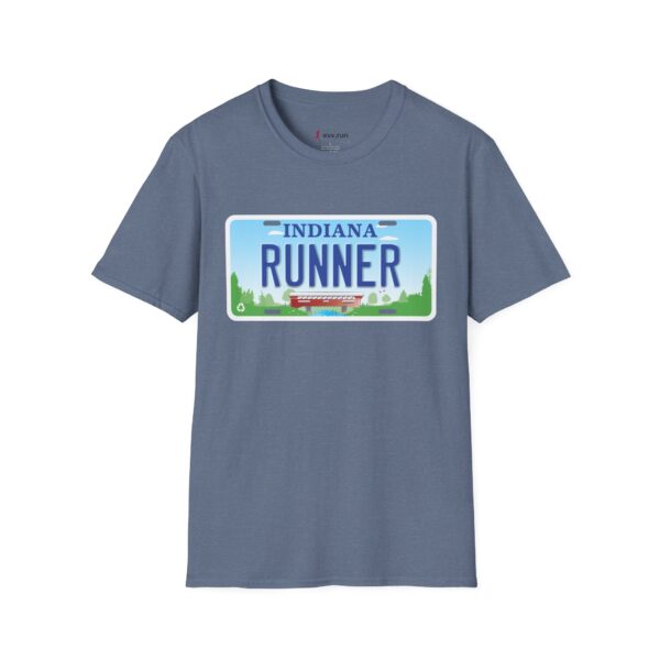 Indiana Runner License Plate T-shirt - Image 13