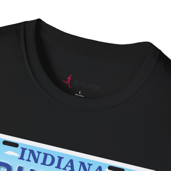 RUN812 Indiana License Plate T-shirt - Image 3