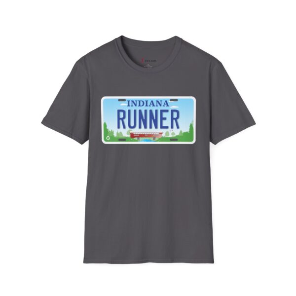 Indiana Runner License Plate T-shirt - Image 17