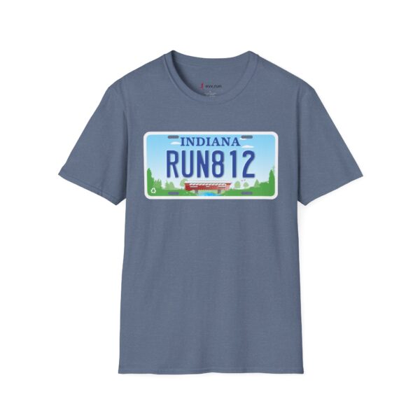 RUN812 Indiana License Plate T-shirt - Image 13